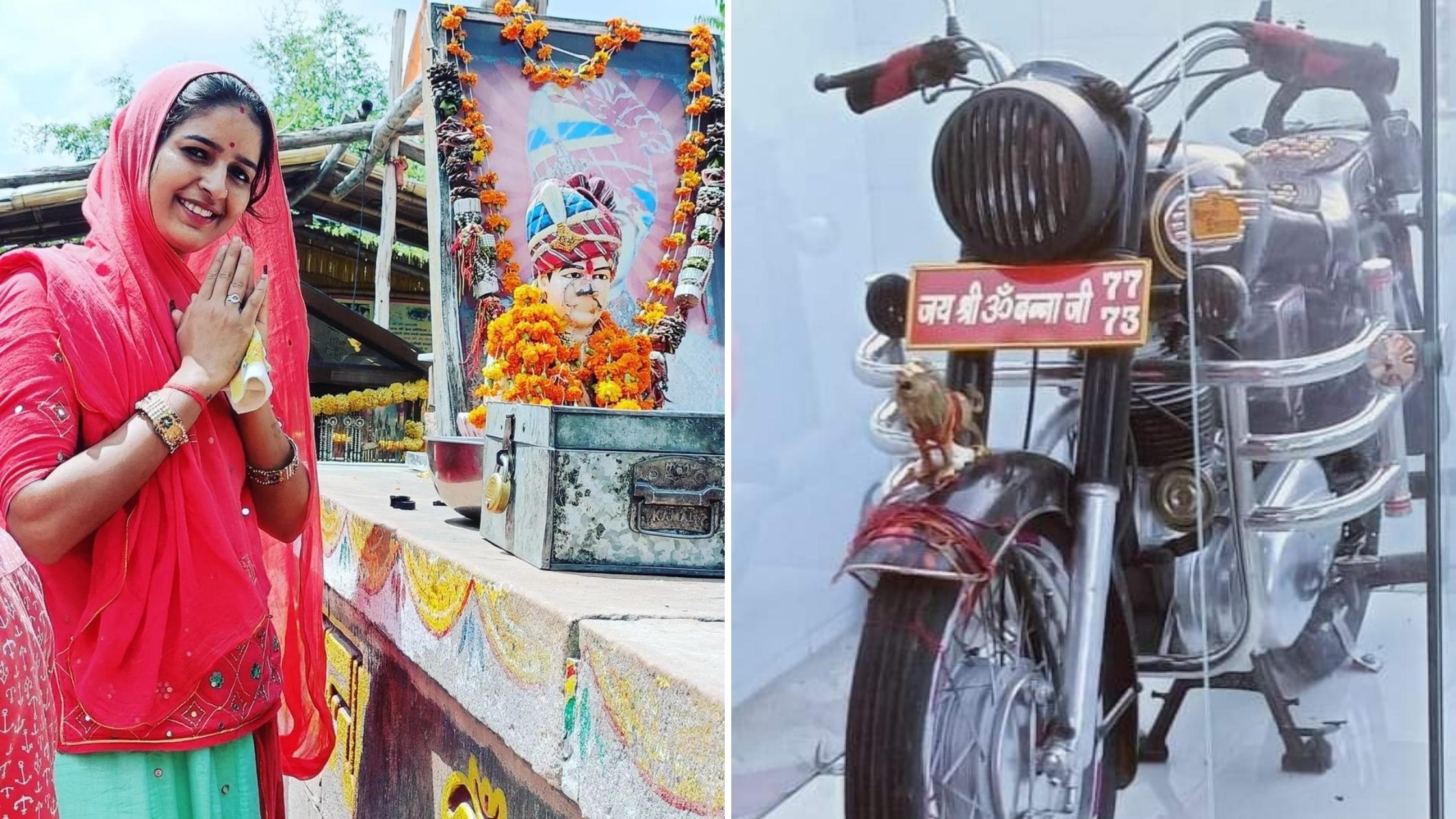 Motorcycle Baba - Bullet Baba Shrine, Bandai, Rajasthan 